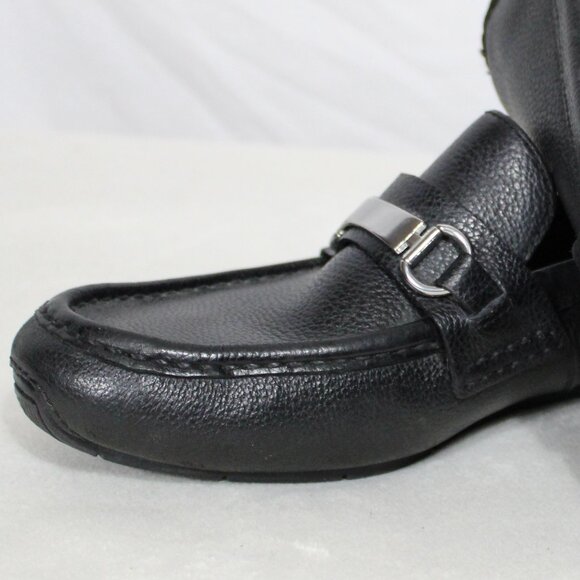 Cole Haan 9M Somerset Men's Bit Drivers Black Pebbled Leather Loafers - Picture 6 of 7